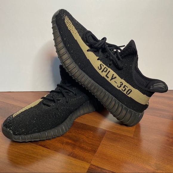 yeezy 350 green stripe